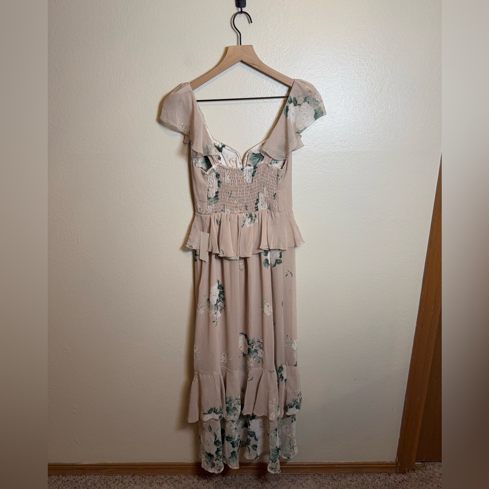 Show Me Your Mumu Reese Ruffle Dress in Bouquet Toss - Picture 5 of 8